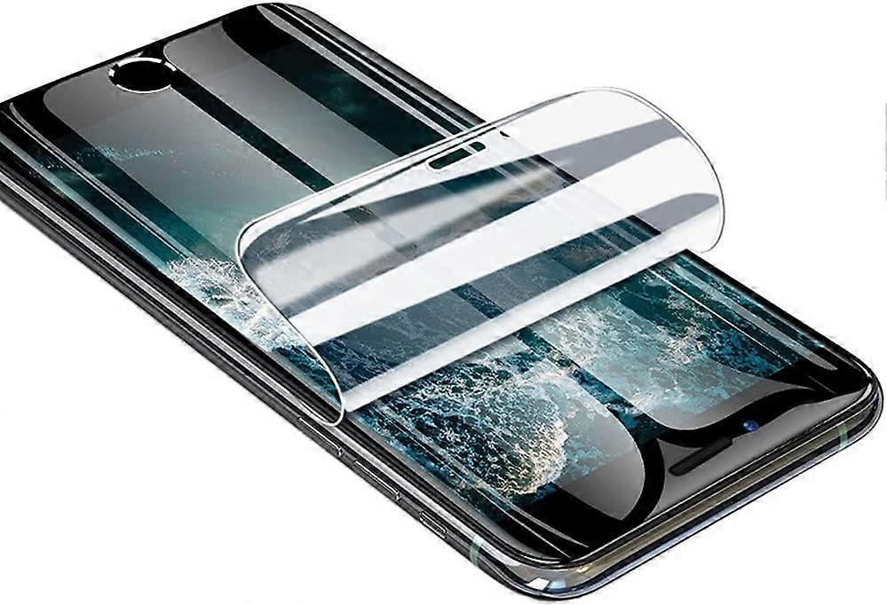 iPhone SE(2022/2020)/ iPhone 8(4.7インチ)と互換性のある2ピース高感度スクリーンプロテクターSoftTPUハイドロゲル保護フィルム[強化ガラスではありません