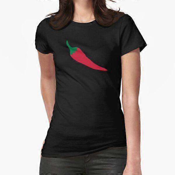 Červené chilli přiléhavé tričko-RK15877