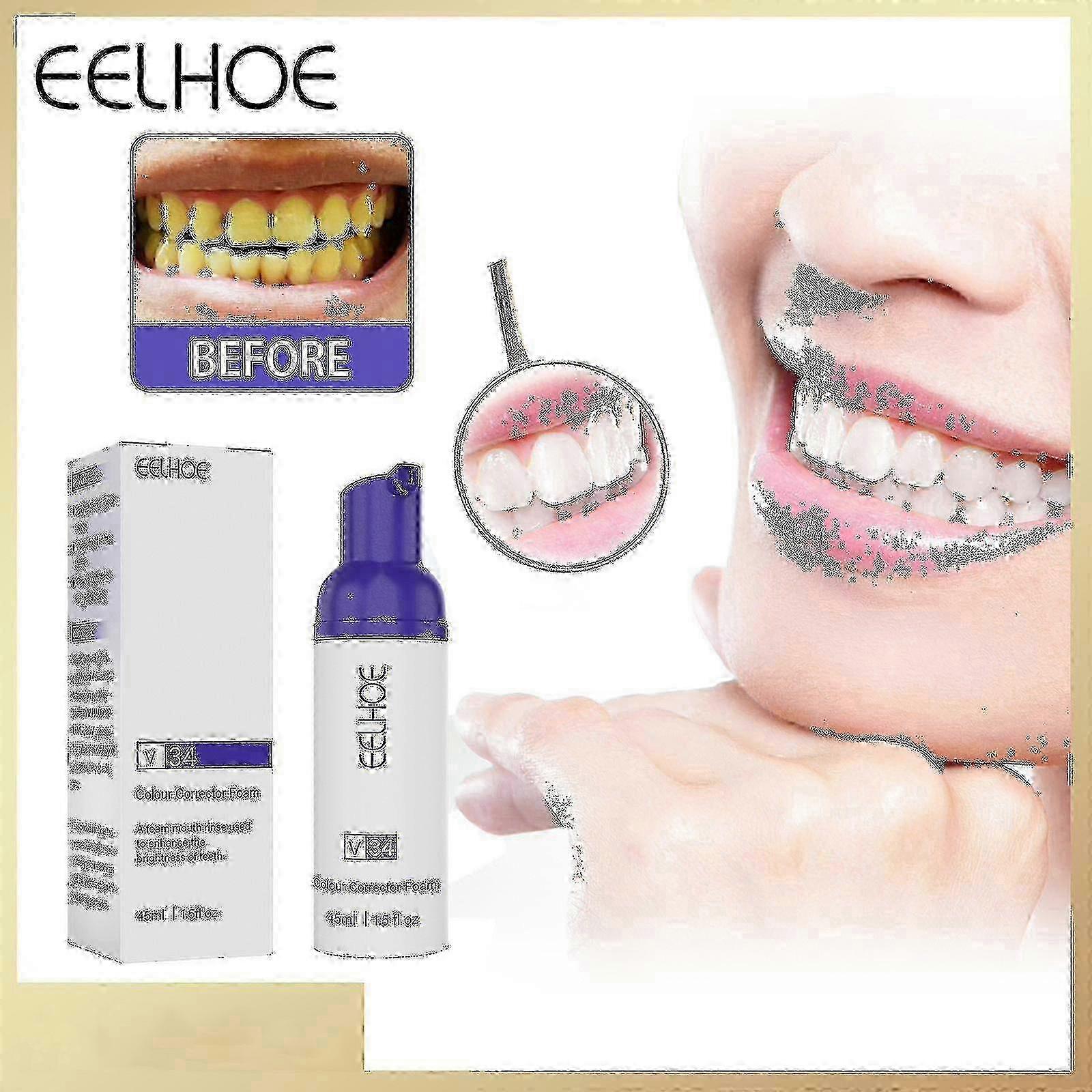 V34 Foaming Whitening Toothpaste -