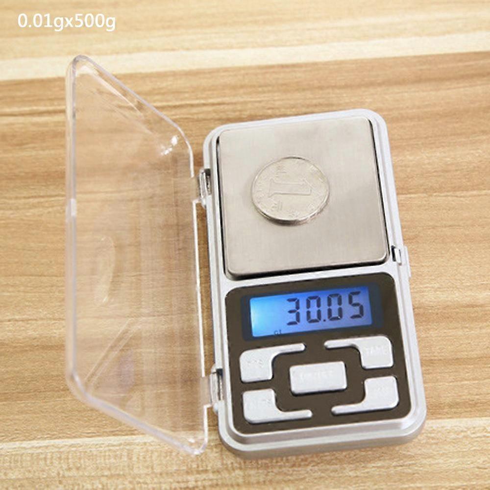 0.01/0.1g Precision LCD Digital Scales 100/300/500g Mini Electronic Grams Weight Balance Scale for Tea Baking Weighing Scale