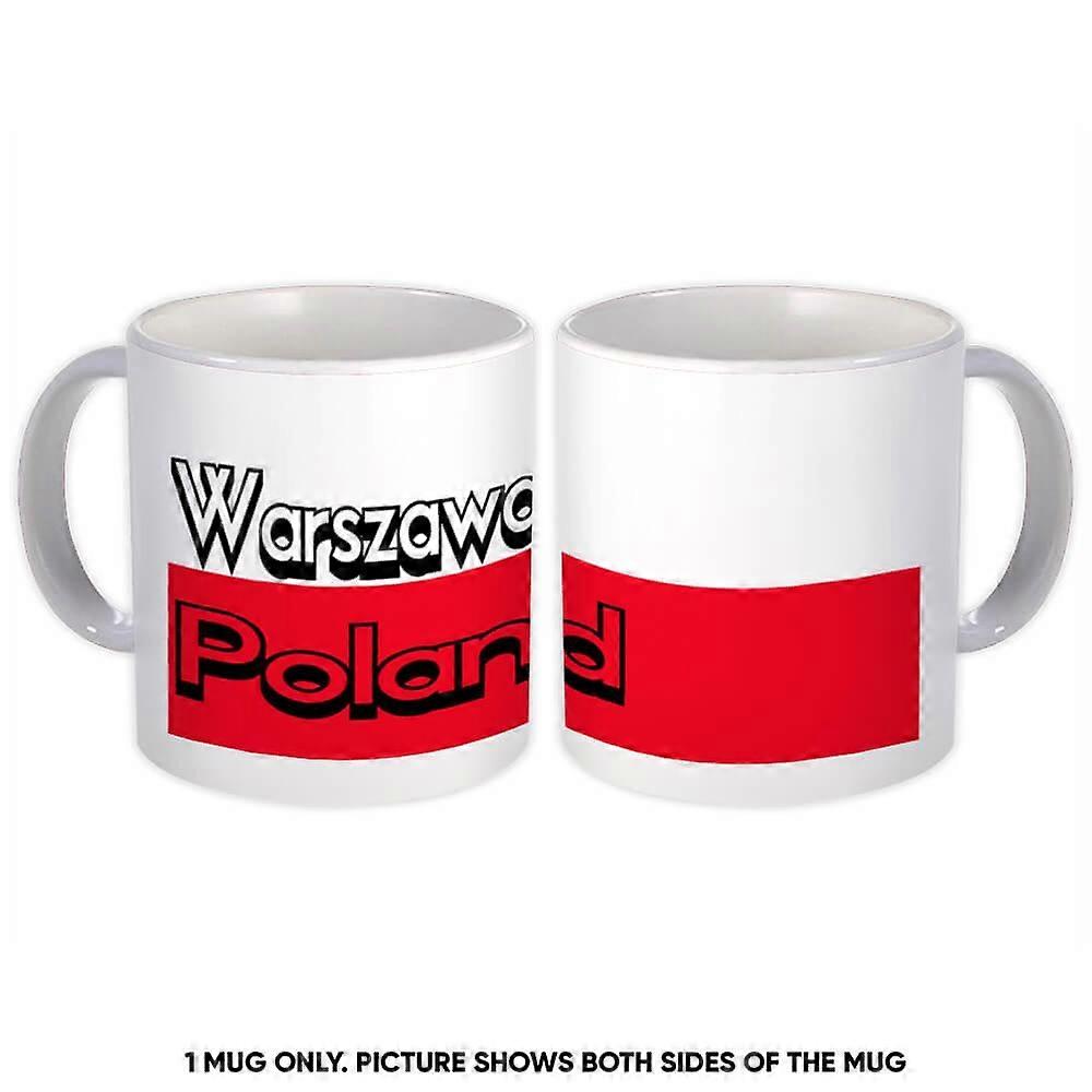 Gift Mug: Warszawa Poland Rectangle