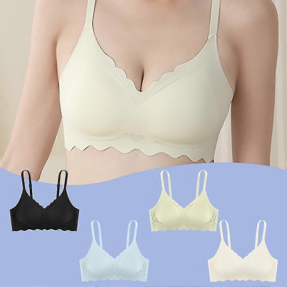 Seamless Latex Bra Soft Support Bra Without Underwire Thin Women