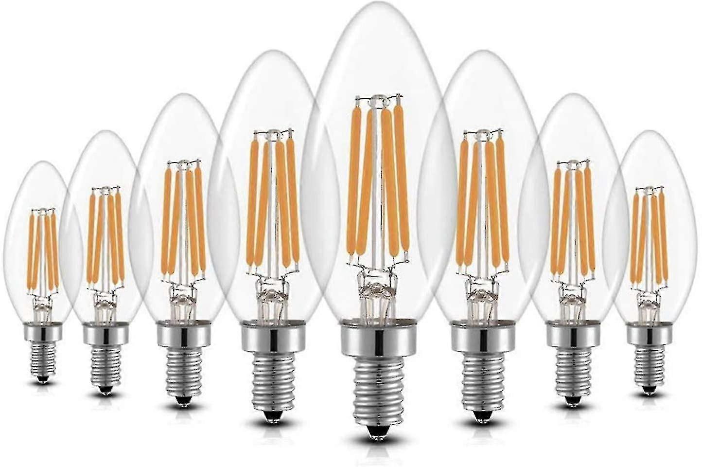 8pcs Led E14 Bulbs,4w Energy Saving Bulbs,non-dimmable Lightbulb