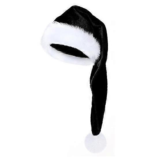 Santa Hat Long Xmas Velvet Santa Hat Χειμώνας Ζεστό κοστούμι Χριστουγεννιάτικο πάρτι