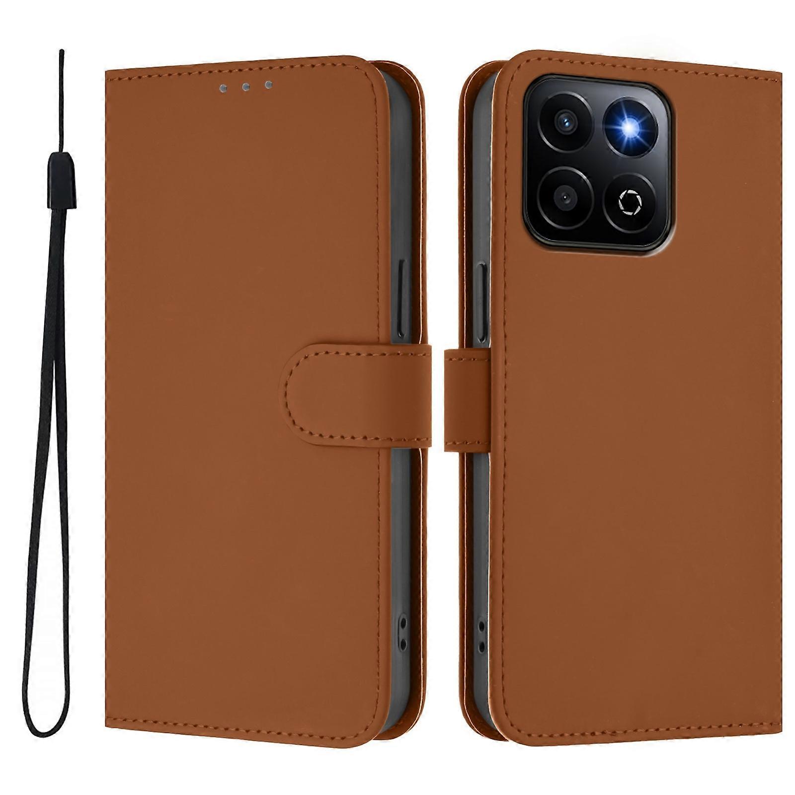 Skin Feel Leather Case For Honor 200 Smart