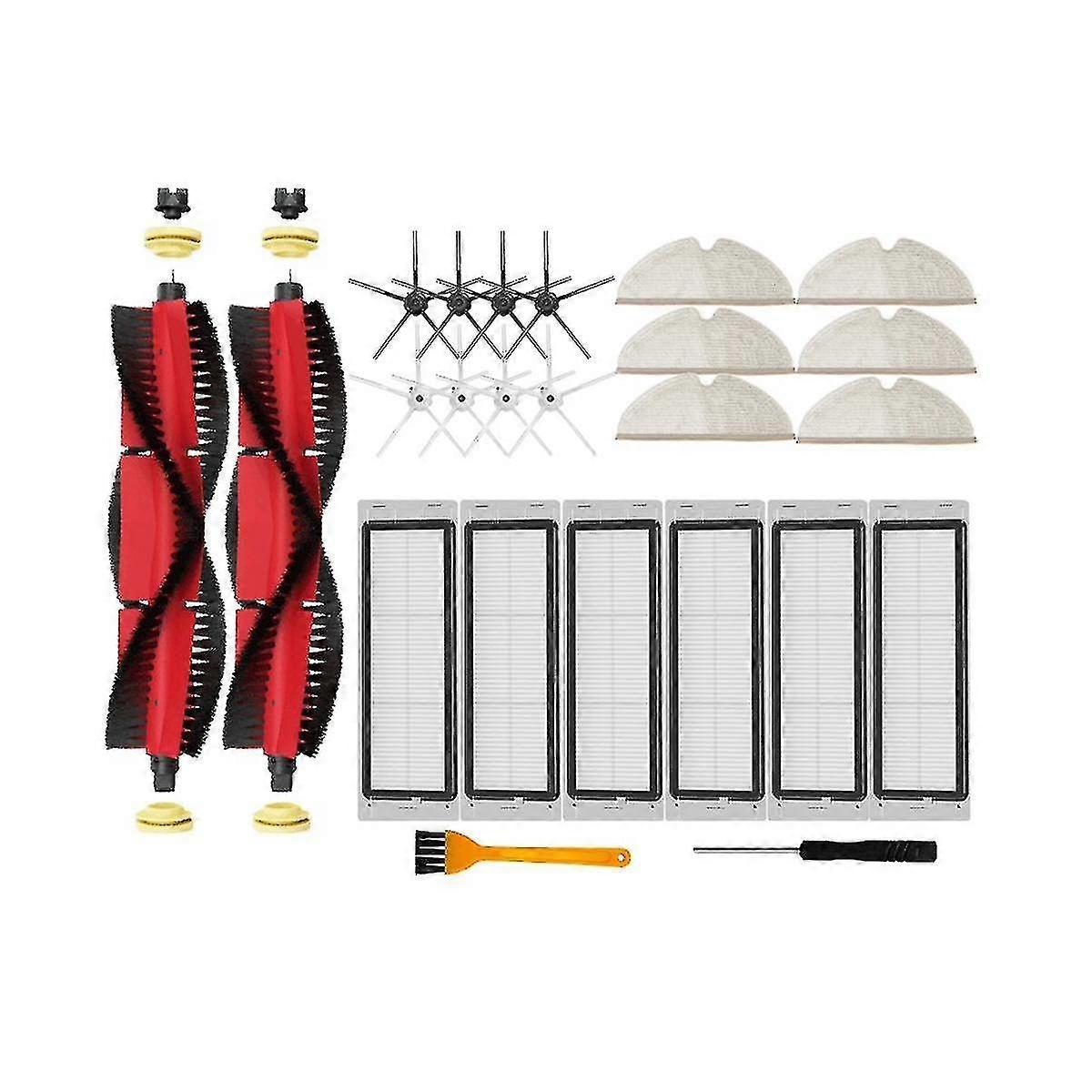 Pour S5 Max S6 Maxv S6 Pure E4 E5 Aspirateur robot Main Side Brush Hepa Filter Mop