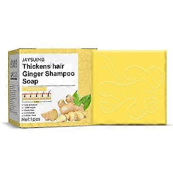 Ginger Dense Hair Shampoo Soap Moisturizing Hair Tail Hair Root Deep Cleansing Scalp Head Hair Care Shampoo Soap