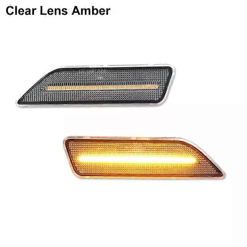 Amber / White LED Front Bumper Side Marker Indicator Lights For Mercedes CLS500/CLS55 AMG/CLS550/CLS63 AMG Turn Signal Lights