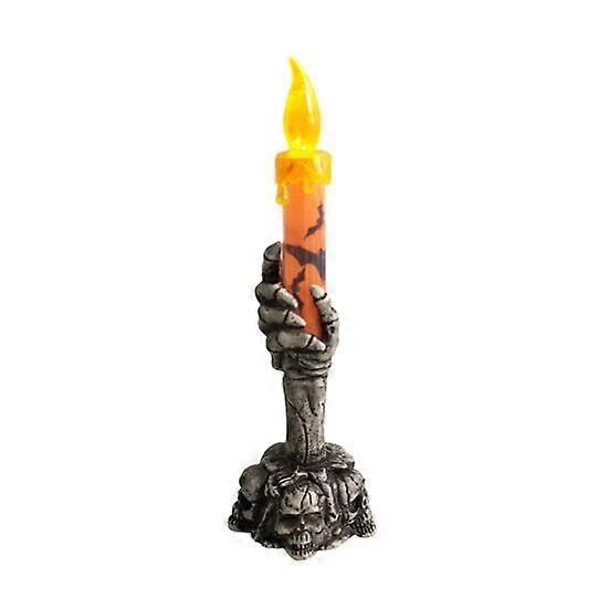 Halloween Candlelight Realistic Ghost Model Decoration Horror Crafts Scene Layout Hand Party LED Flameless
