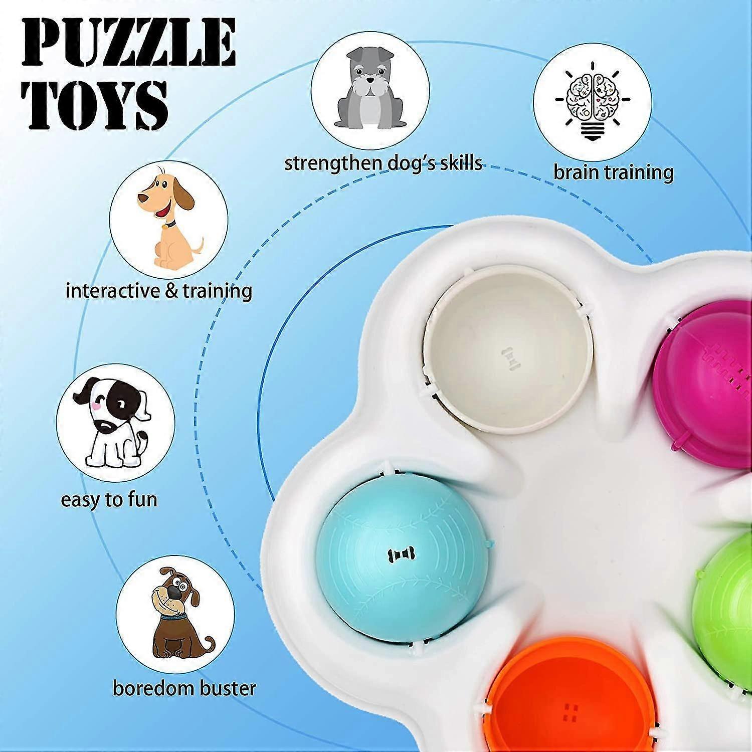 View of Pet Iq ligent Toy Smart Dog Puzzle Toys For Beginner, Puppy Treat ...