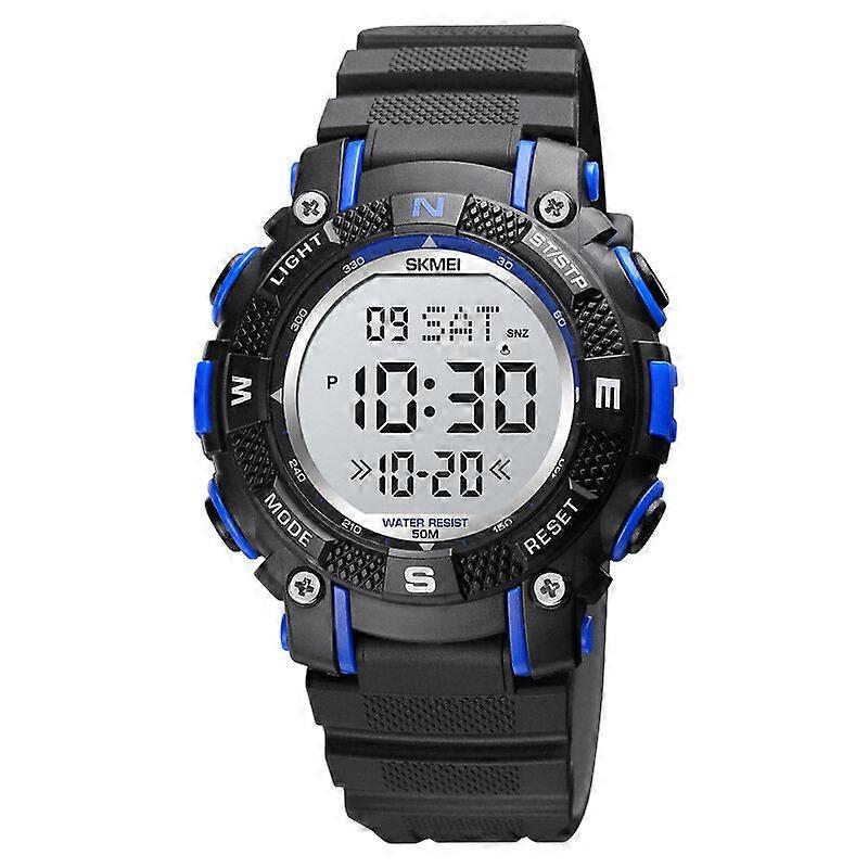 Sport Children Watch Date Week Display Countdown Stopwatch 5atm Waterproof Led Light Kids Digital Watch