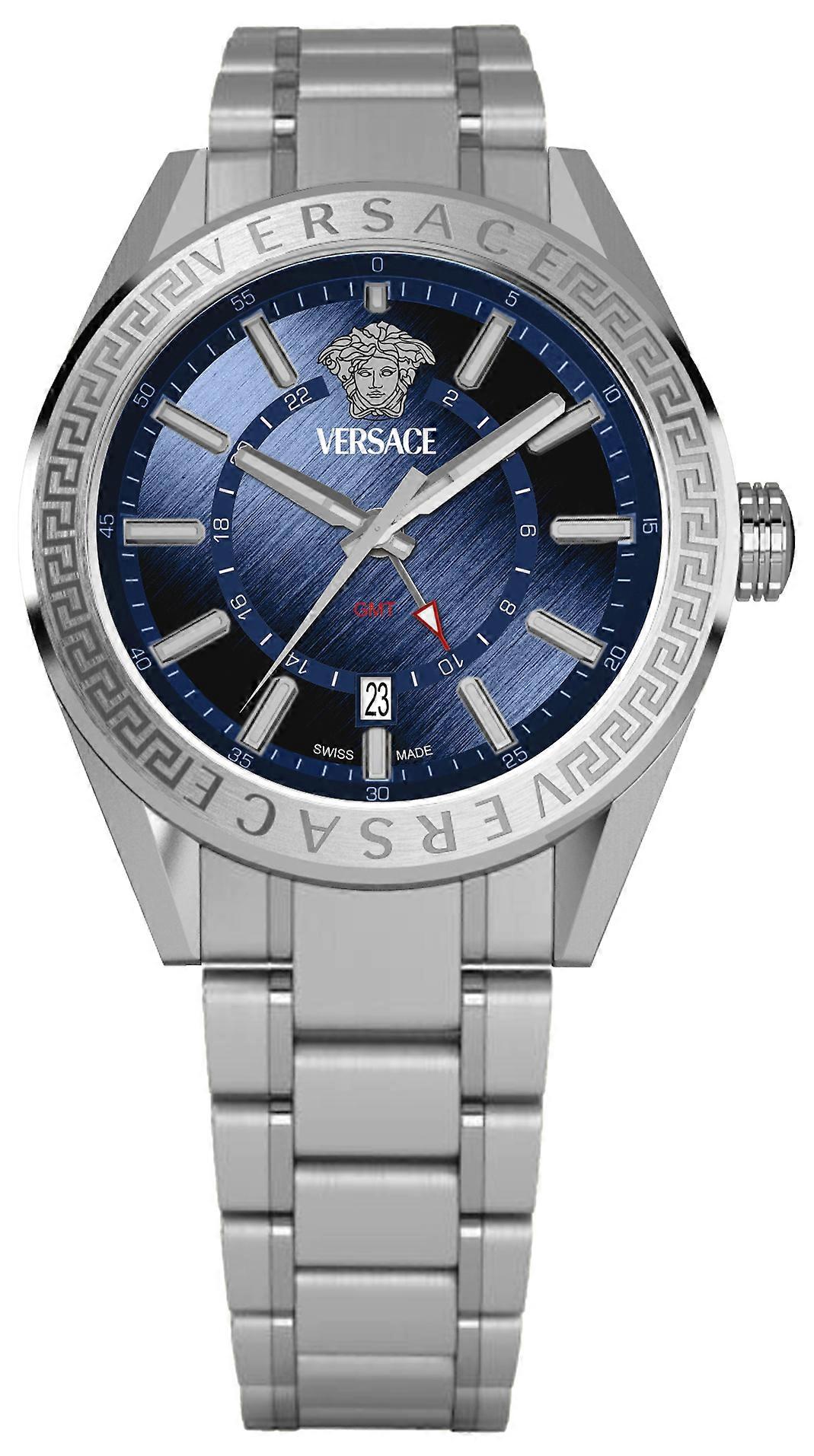 Versace VEAFA0424 V-Code GMT horloge 42 mm