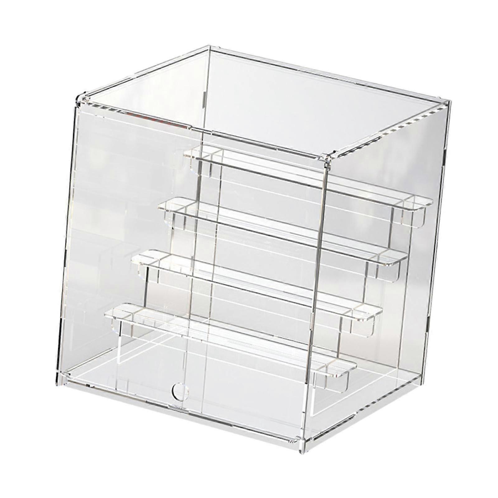 Scale Car Display Box with Shelf Showcase Sturdy for Living Room Retail Shop