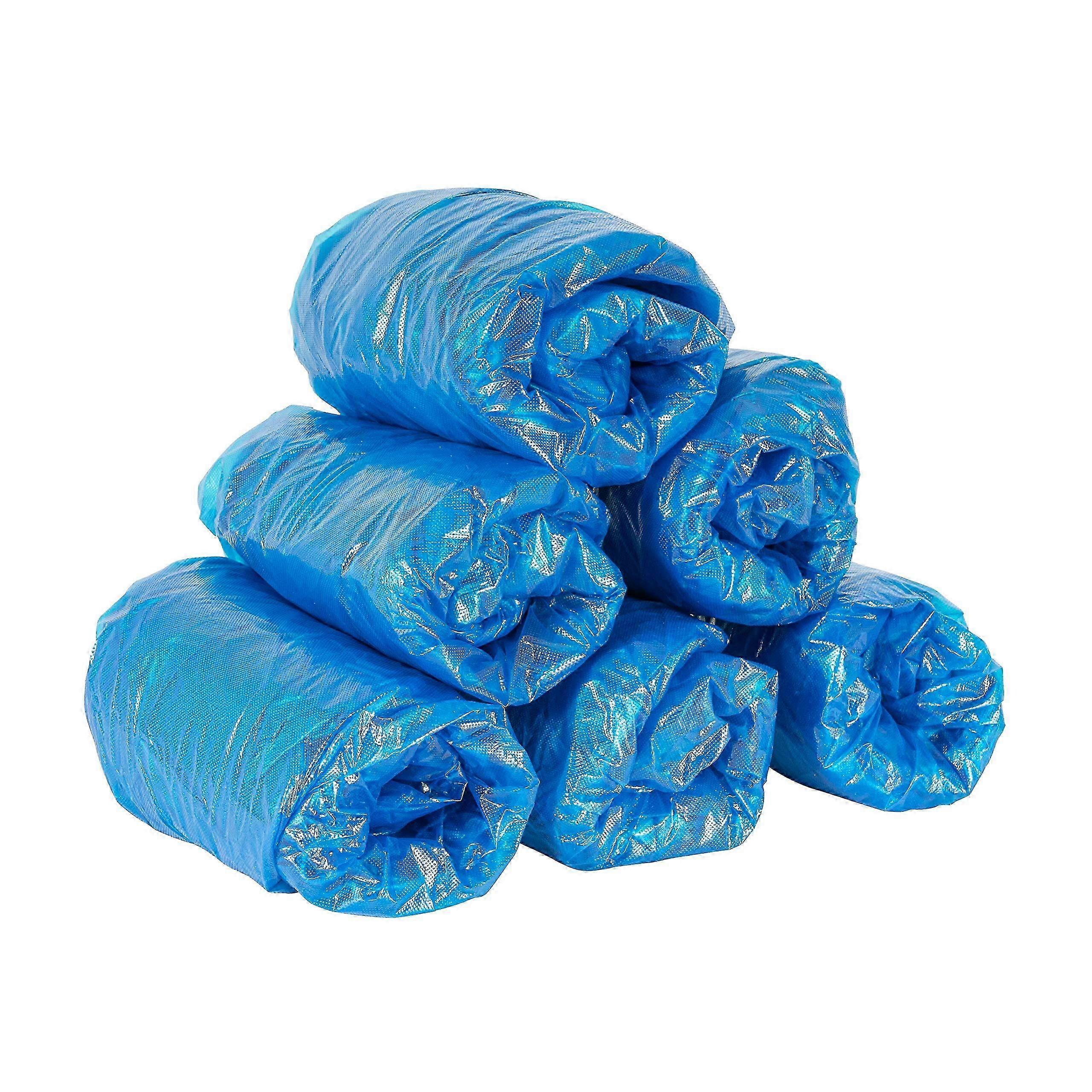 لوط 100 حذاء بلاستيكي يمكن التخلص منه ، أغطية أحذية - CPE 3g (100)