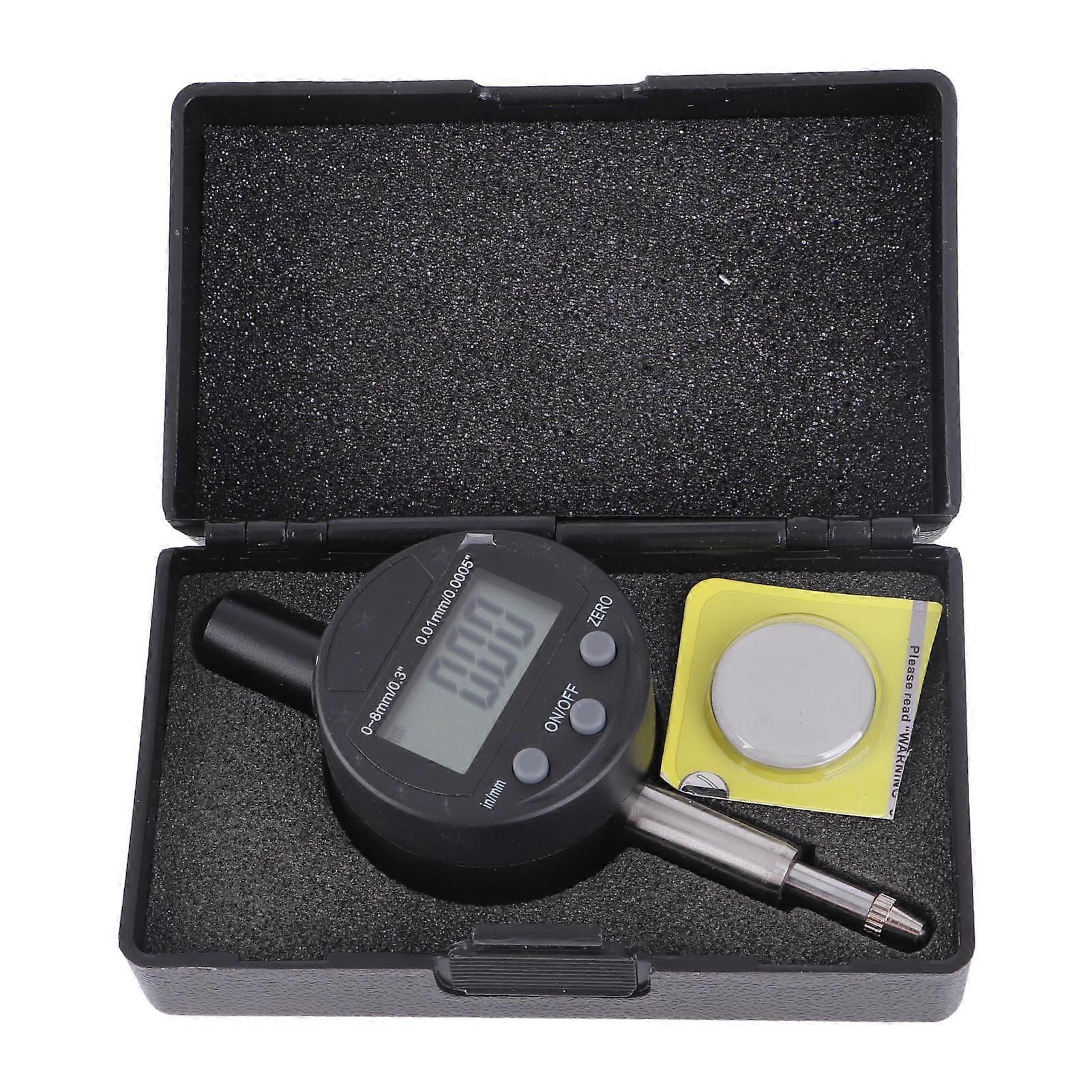 Microelectronic Digital Dial Indicator 0.0005 in 0.01 mm High Precision Industrial Measurement 0-8 mm Range