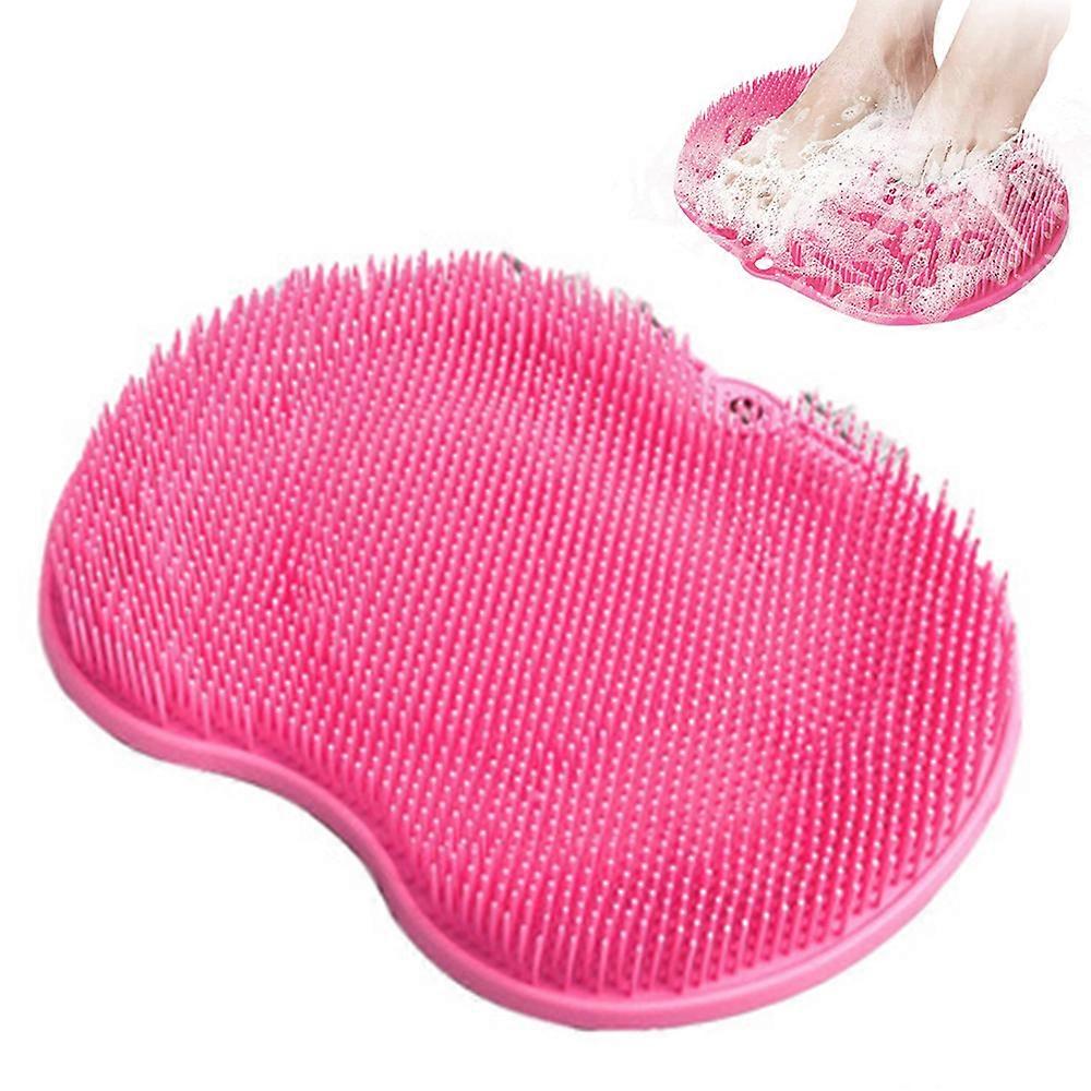 Hand-Free Back Scrubber, Silicone Shower Foot Massager, Improve Circulation, Easy To Use, Soft Material