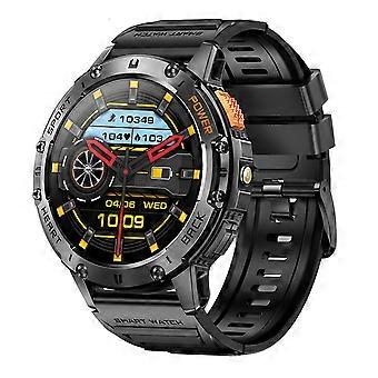 Montre intelligente d’appel Bluetooth, écran tactile HD de 1,43 ", fréquence cardiaque, moniteur SpO2, suivi du sommeil, compteur de pas pour hommes.