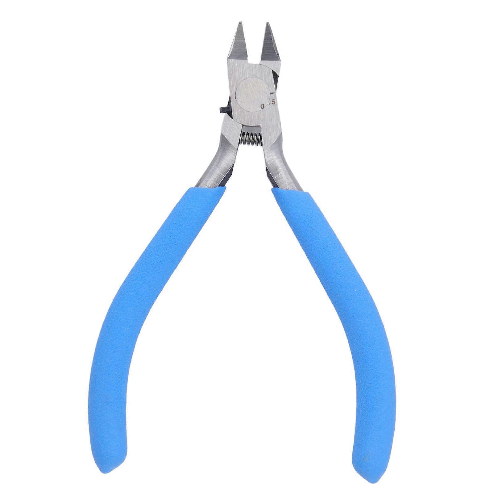 Model Pliers, Ultra Thin Single Blade Soft Wire Cutter with Limit Lock Model Hobby Making Tools for Gundam Repairing Plastic Model and Fixing