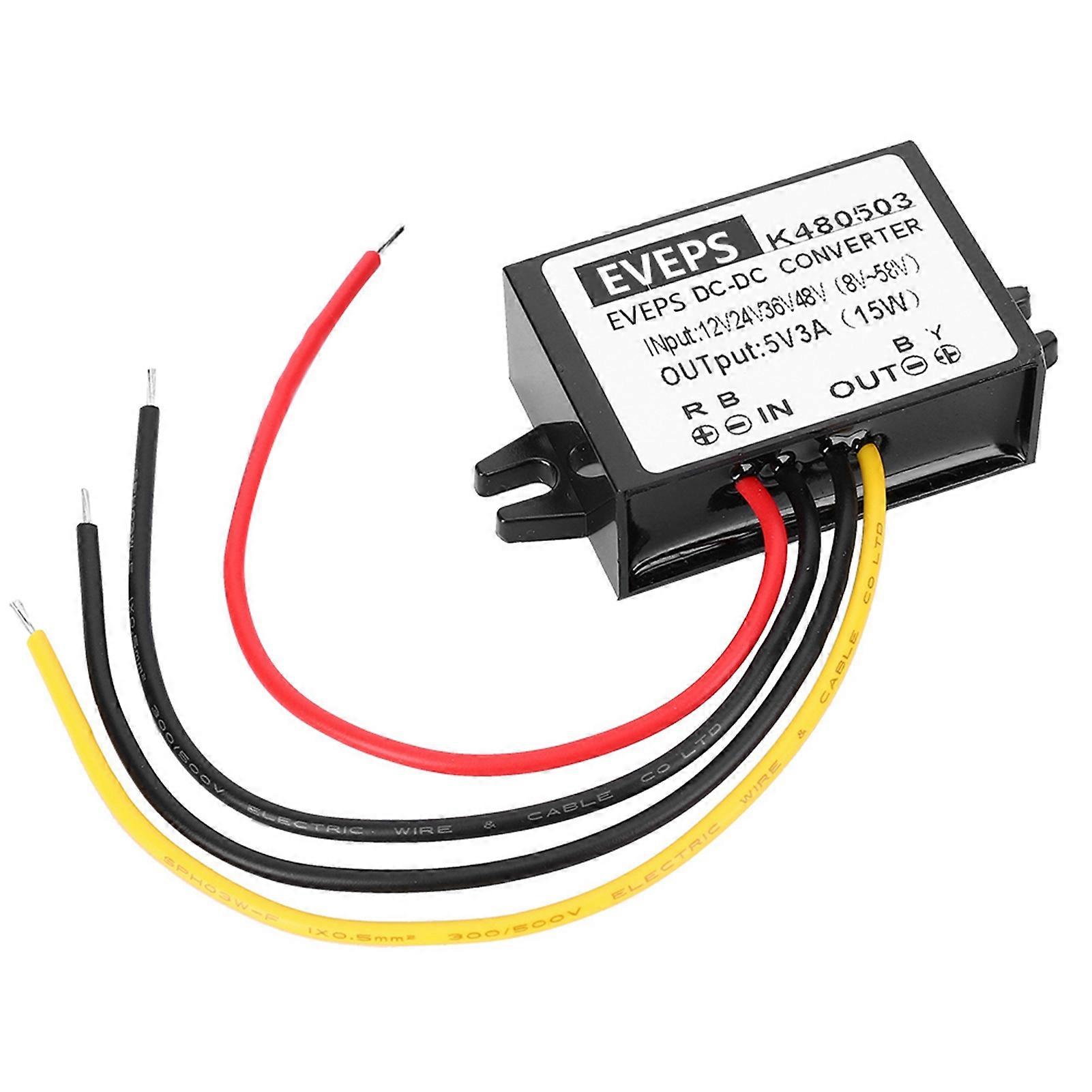 Module d'alimentation abaisseur convertisseur abaisseur CC-CC 12 V/24 V/36 V/48 V vers 5 V 3 A