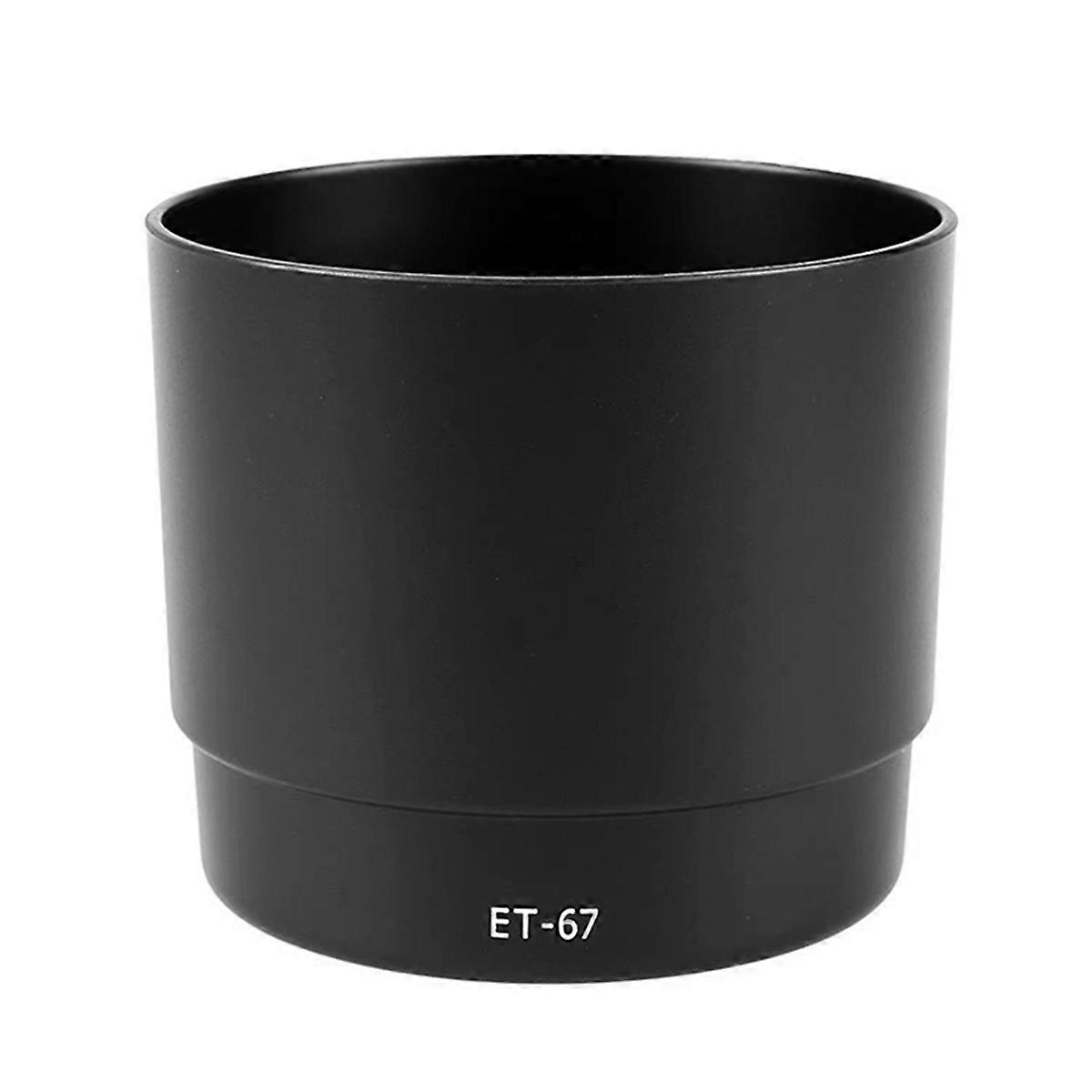 Camera Cylinder Bayonet Lens Hood Shade Replace ET-67 for EF 100mm F/2.8