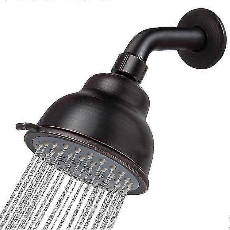 High Pressure Shower Head - 5 Function Rain Shower Head - Comfortable Shower Experience Even at Low Water Flow - Oil-Rubbed Bronze (Not Include Shower