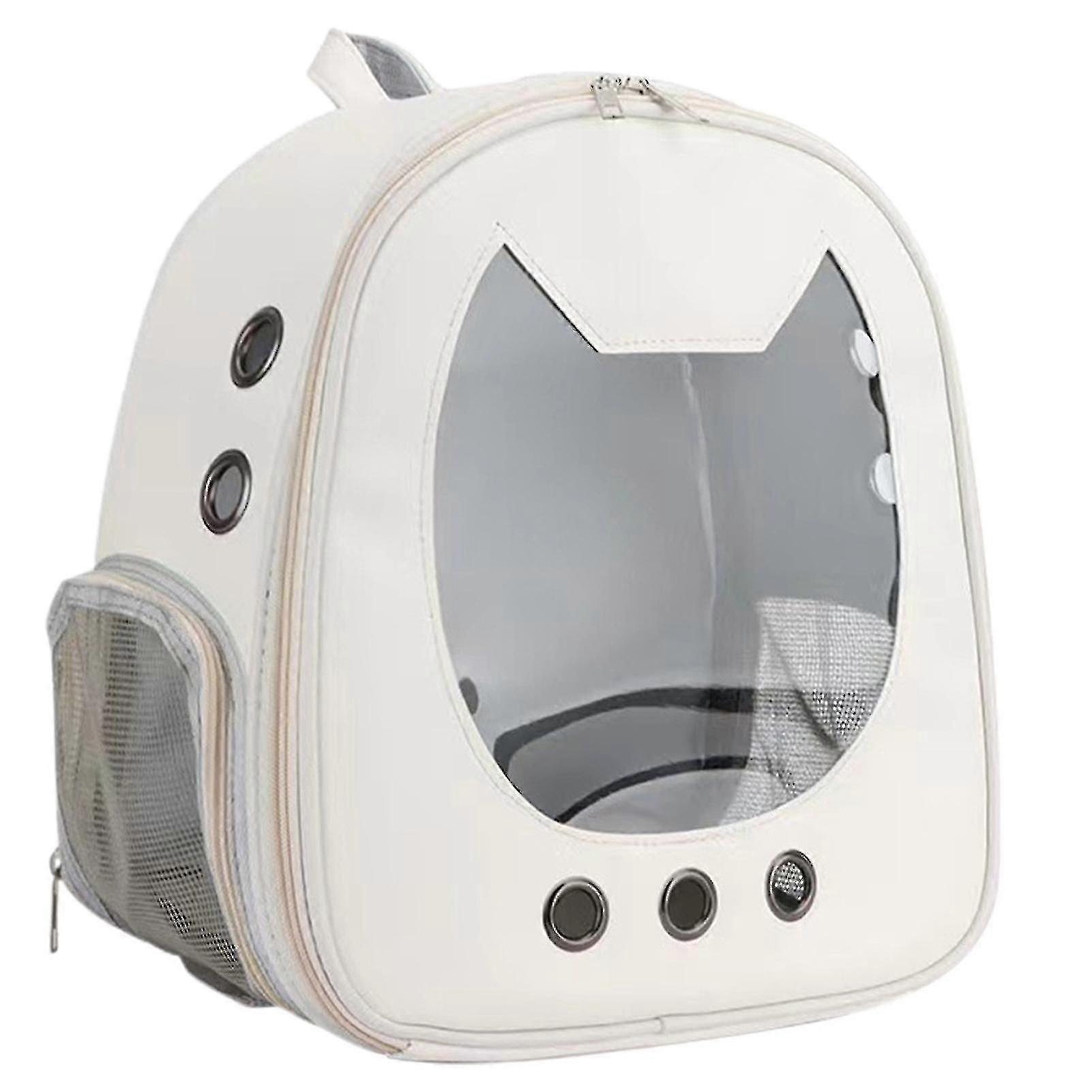 Porte-sac à dos pour chat avec sangle réglable Sac à dos portable respirant pour animaux de compagnie