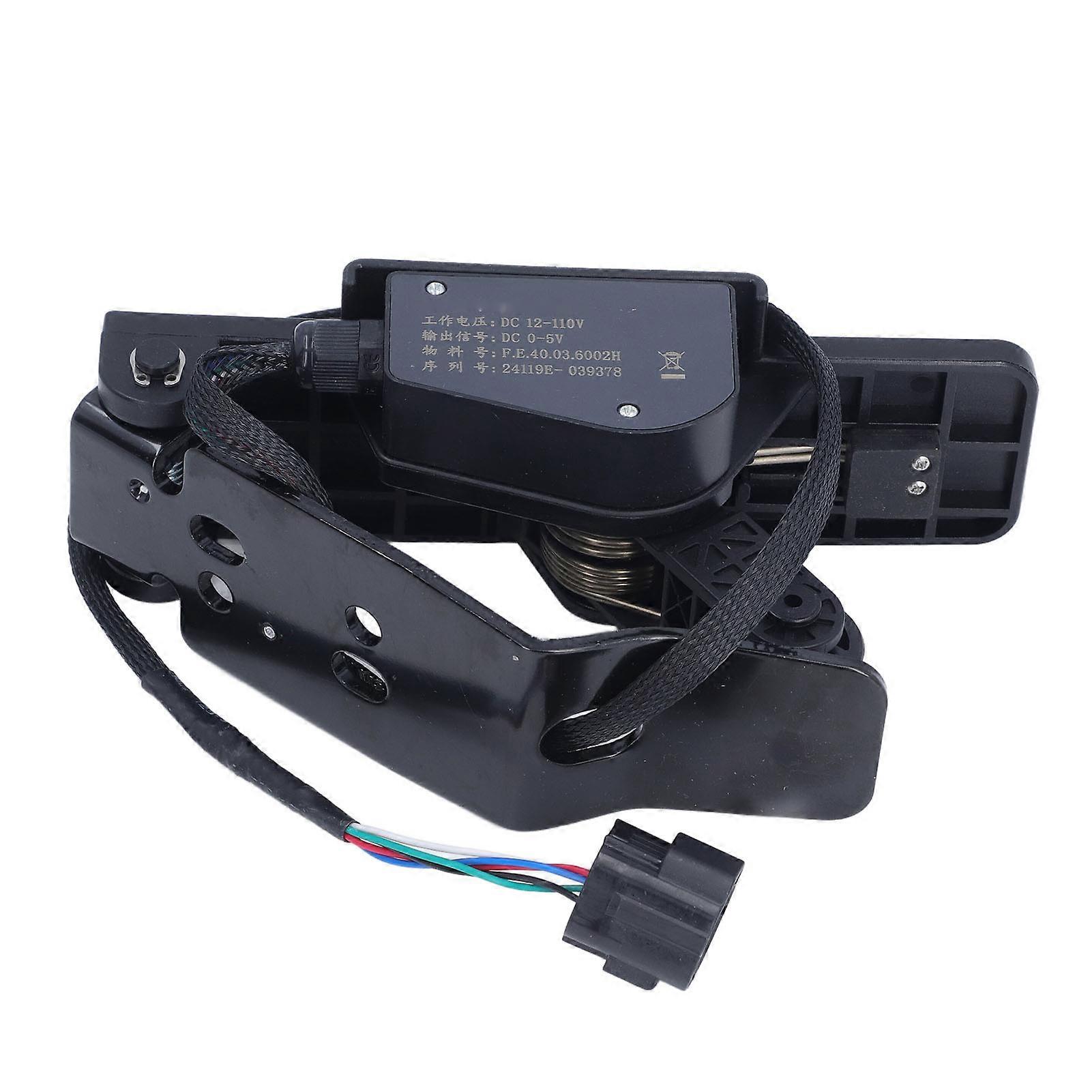 Universal Forklift Accelerator DC0‑5V Output Signal Hall Type Electronic Throttle Accelerator Foot Pedal DC12‑110V