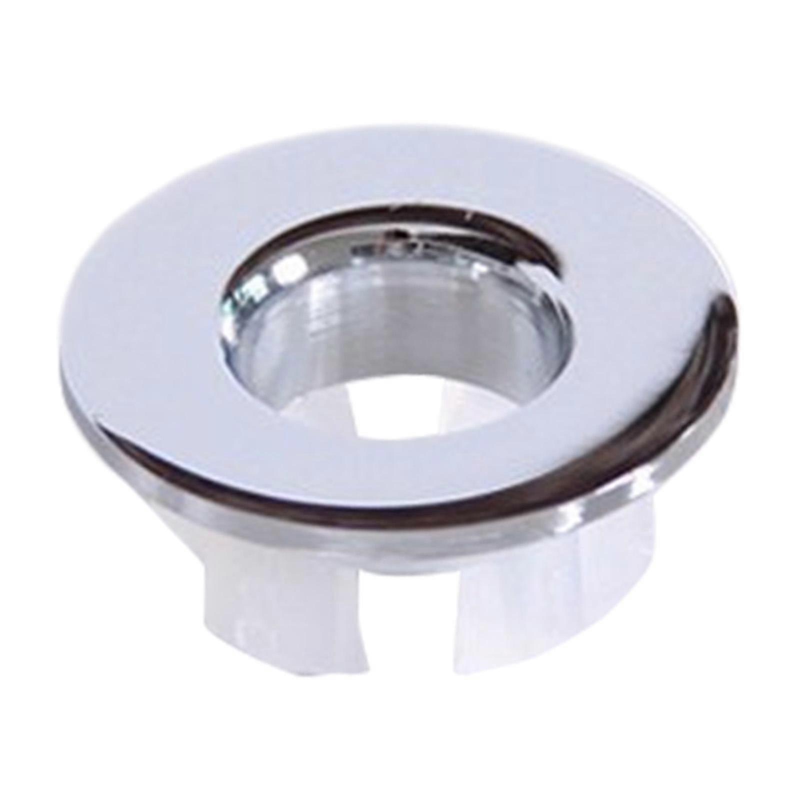 Sink Trim Overflow Cover,Overflow Rings Sink Hole Cover,Circle Bathroom Vanity