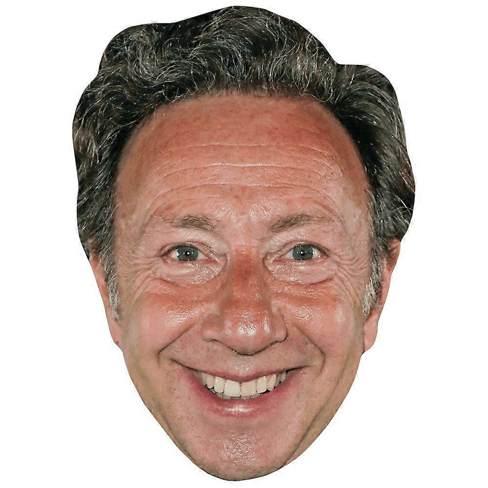 Stéphane Bern (Grey Hair) Celebrity Mask, Flat Card Face