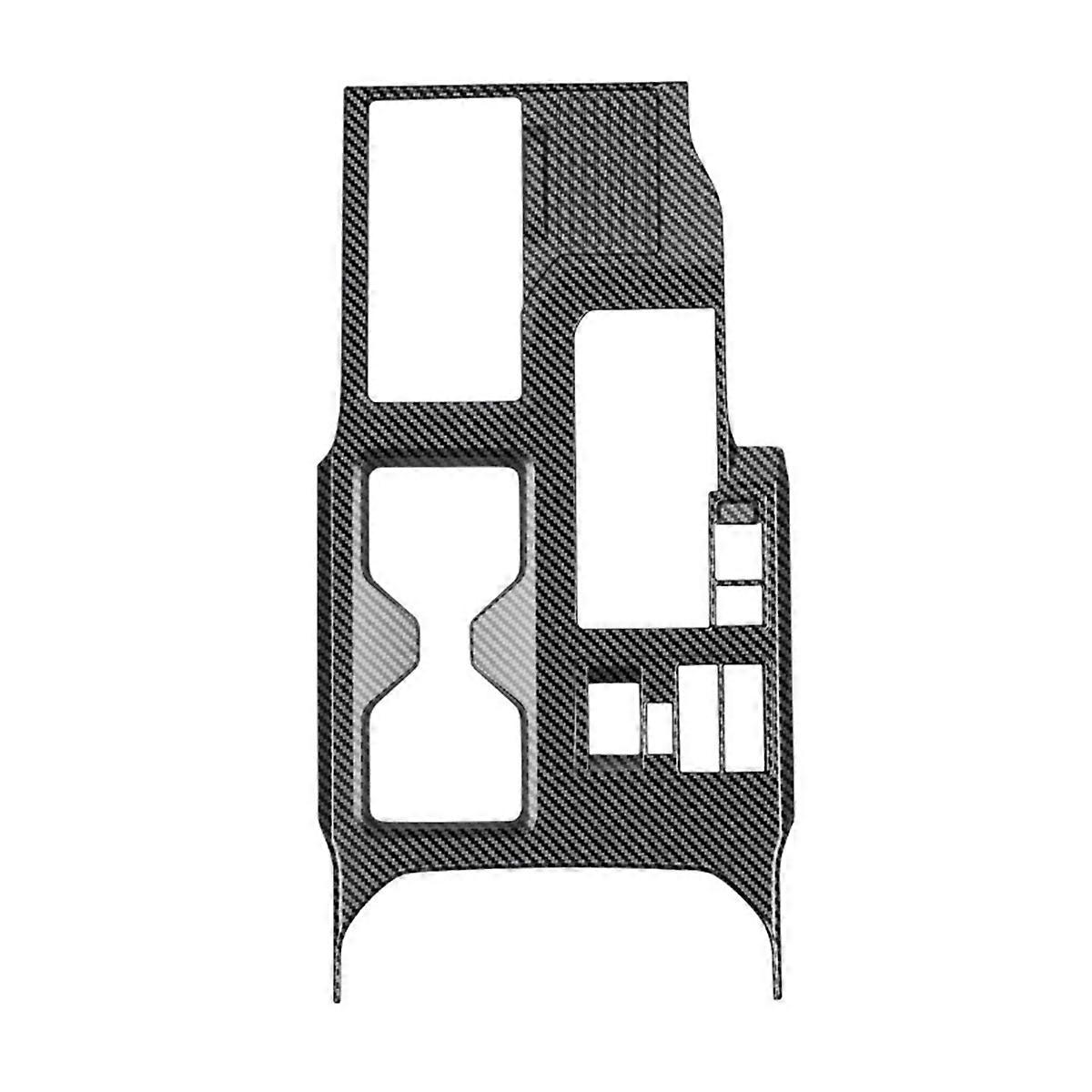 Car Center Console Gear Shift Panel Trim Cover Stickers for Prado LC250 2024 RHD Carbon Fiber