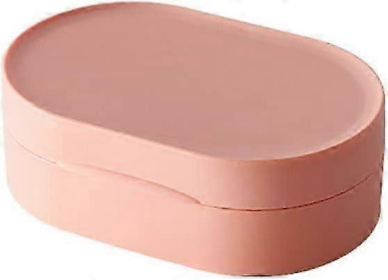 ソープディッシュソープホルダー無地ソープボックストラベルカバー付きソープボックス家庭用ソープラックバスルームカウンターシャワーバスルームソープディッシュソープ