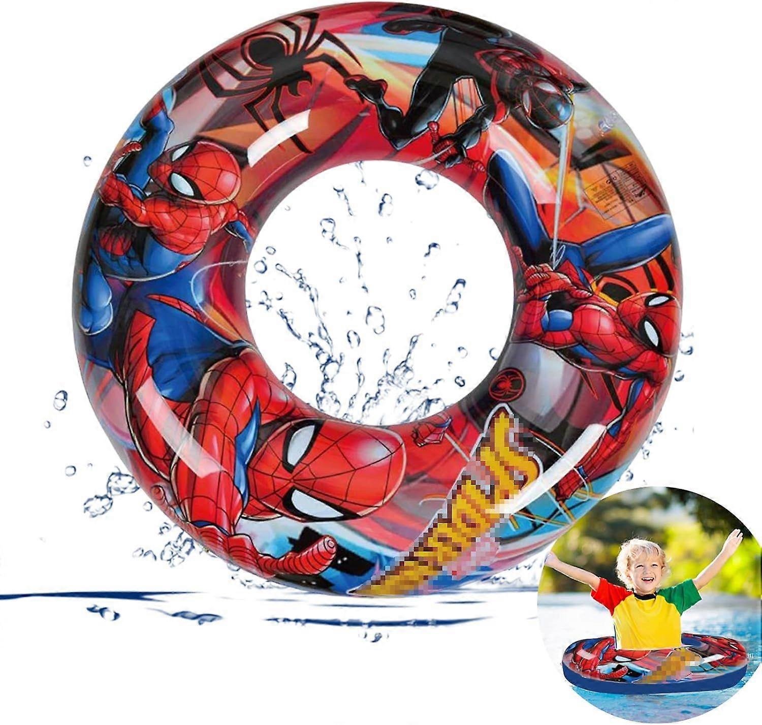 Swimming ring, children's swimming ring, inflatable water ring, swimming seat, suitable for boys/girls aged 3 to 15 years old (60 cm)