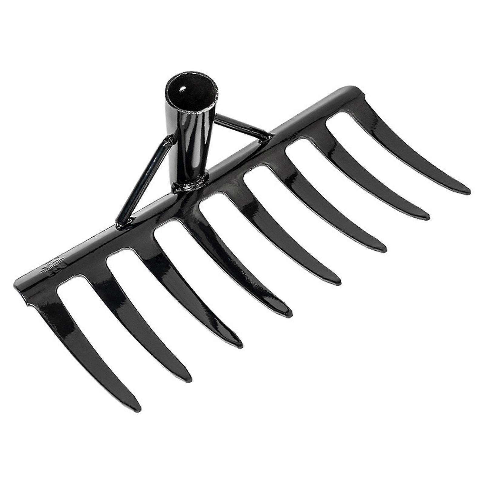 Efficient Manganese Steel Rake With Enhances Tines Sharpness Fit for Moss Clearing Superior Performances In Garden Tasks