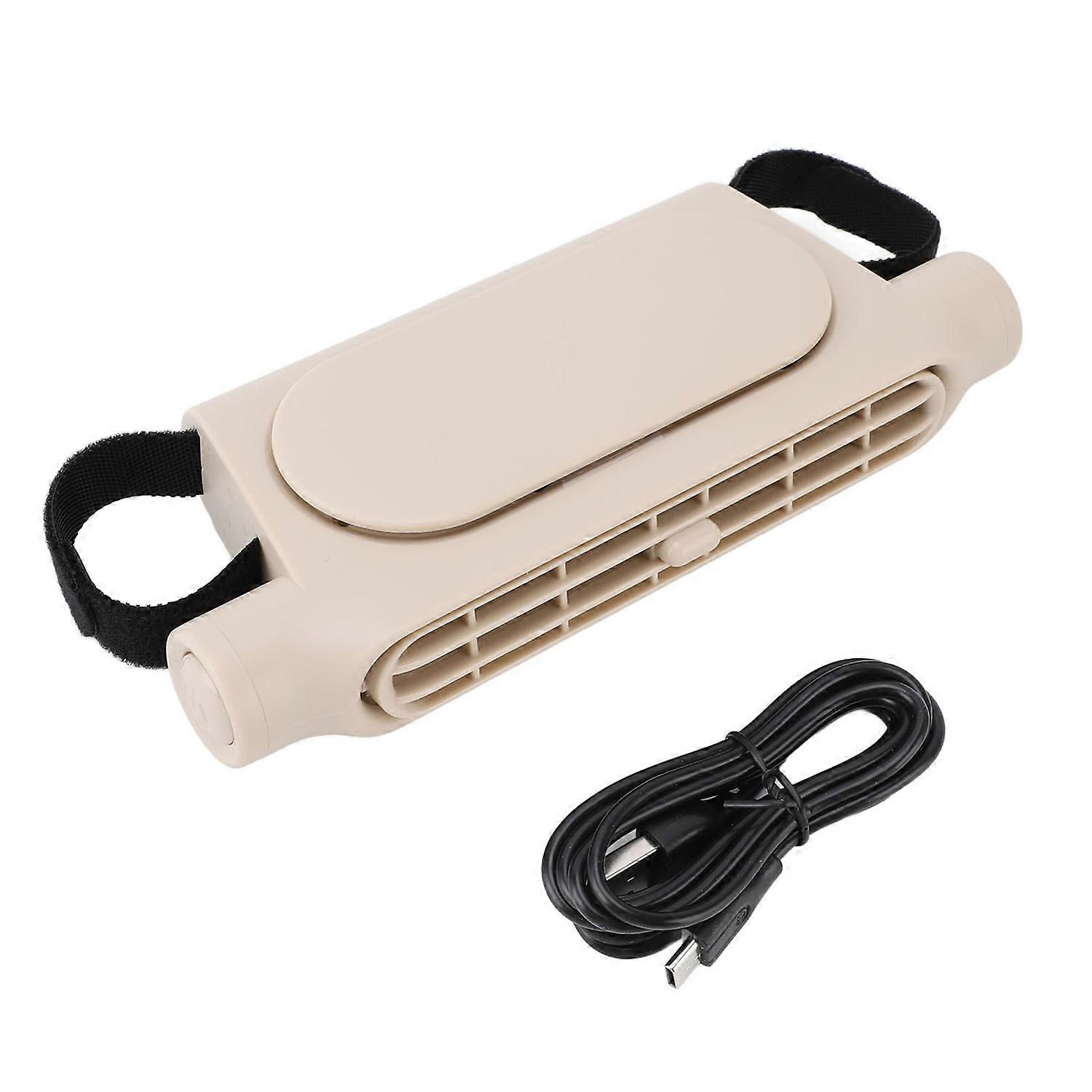 USB Car Seat Cooling Fan Multifunction Efficient Low Noise Safety Bladeless Car Backseat Headrest Fa