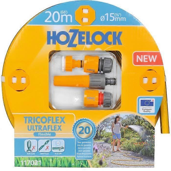 HOZELOCK Super Tricoflex Ultraflex garden hose Ø 15 mm Length 20 m (117021)