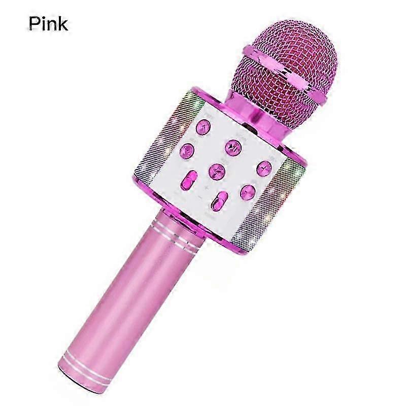 Microphone for Kids Wireless Microphone with Dancing LED Lights, Kids Microphone Machine