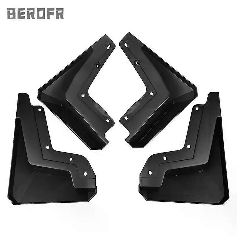 חל על MudFlaps עבור טסלה Cybertruck 2023 2024 טנדר מגני בוץ דשי בוץ מגיני התזה גלגלים אחוריים קדמיים פגוש אביזרי רכב 4 יחידות