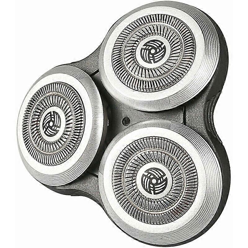 Replacement Rotary Heads, Double-Layer Precision Blades for Wet And Dry Shaving Stainless Steel Compatible With Philips S9000 Series RQ12 Series RQ10