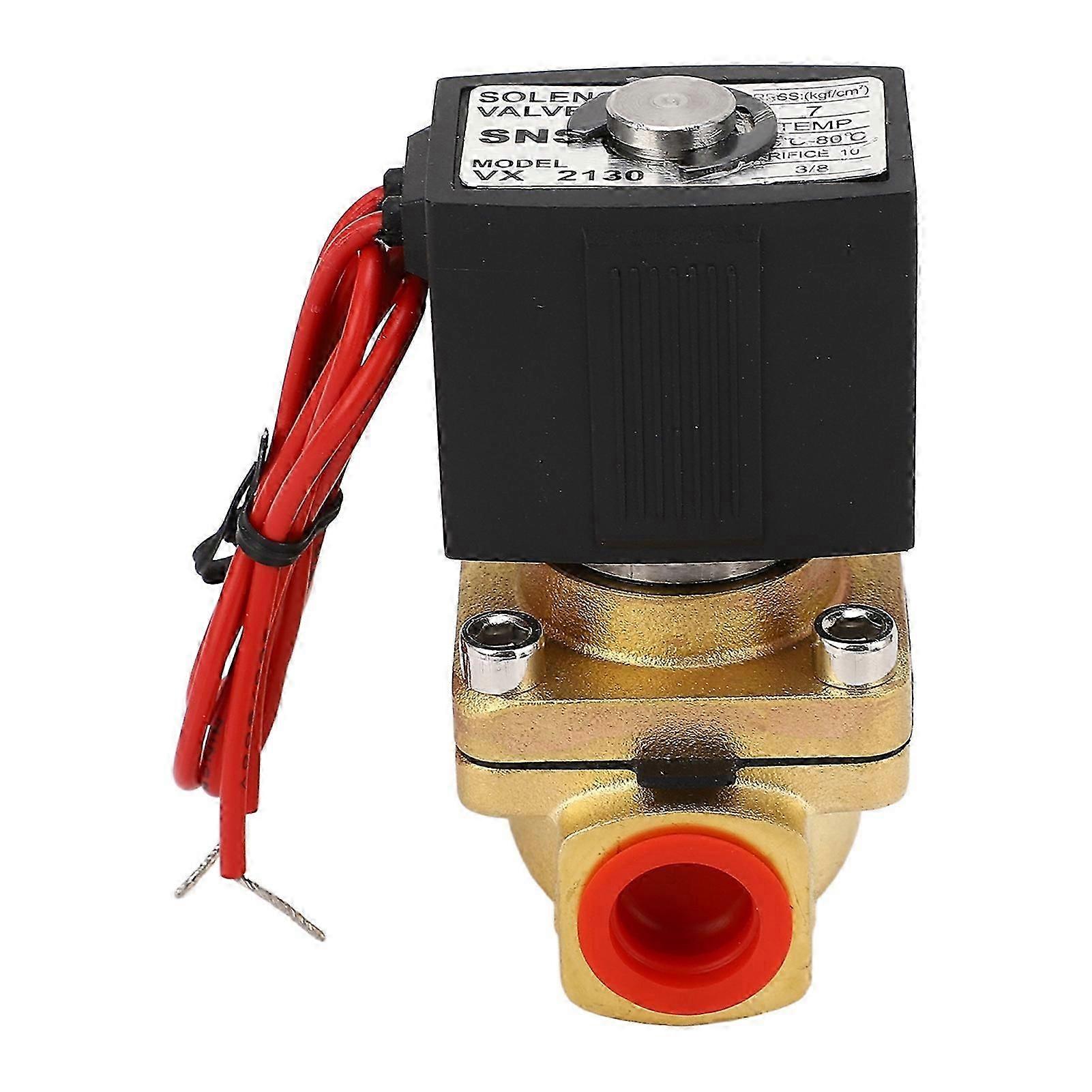 Pneumatic Solenoid Valve Quick Response Copper Good Sealing Normally Closed Solenoid Valve for Oil Air G3/8 AC220V