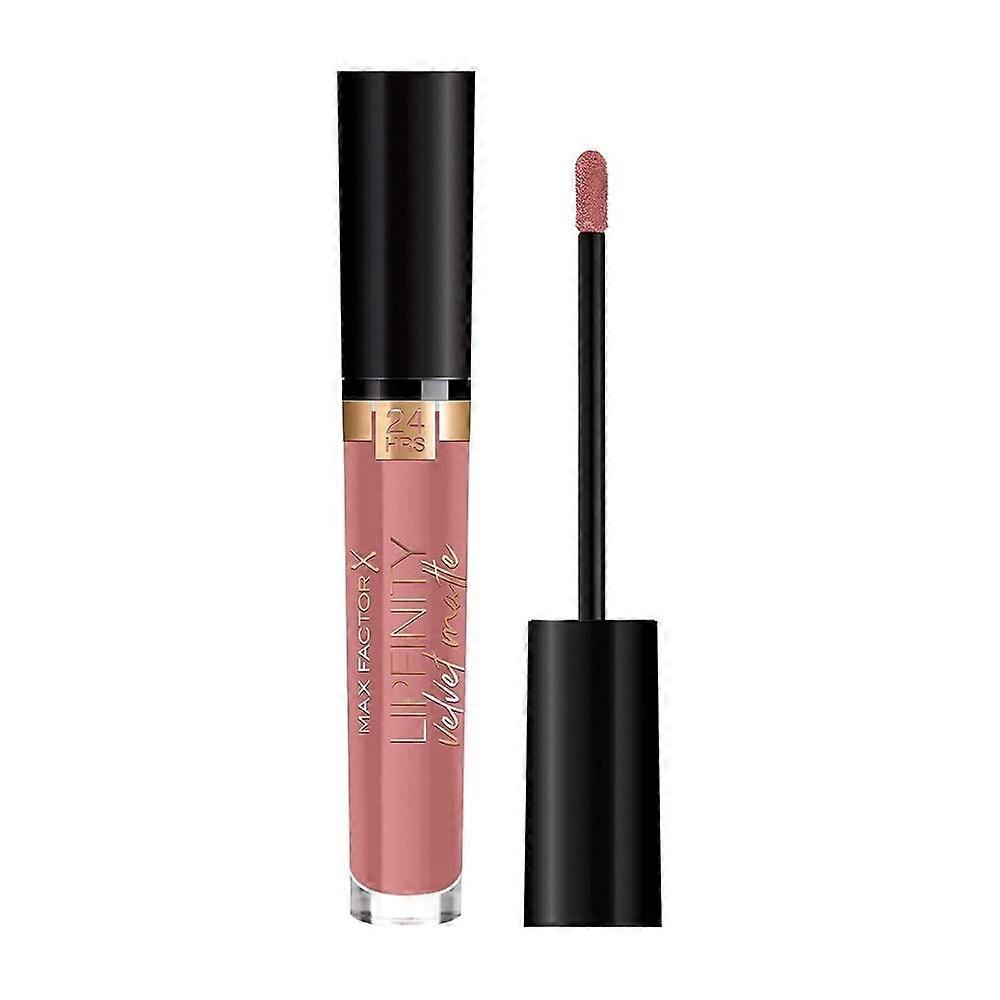 2 x Max Factor Lipfinity Samt Matt 24Hr Lippenstift - 035 elegant braun
