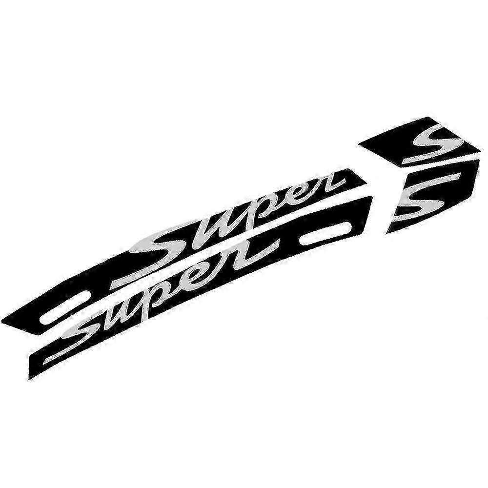 オートバイのデカール Quot;スーパークォート;ステッカーデコレーションキットステッカーボックス4色はベスパGTS300GTS300スーパースポーツで利用可能