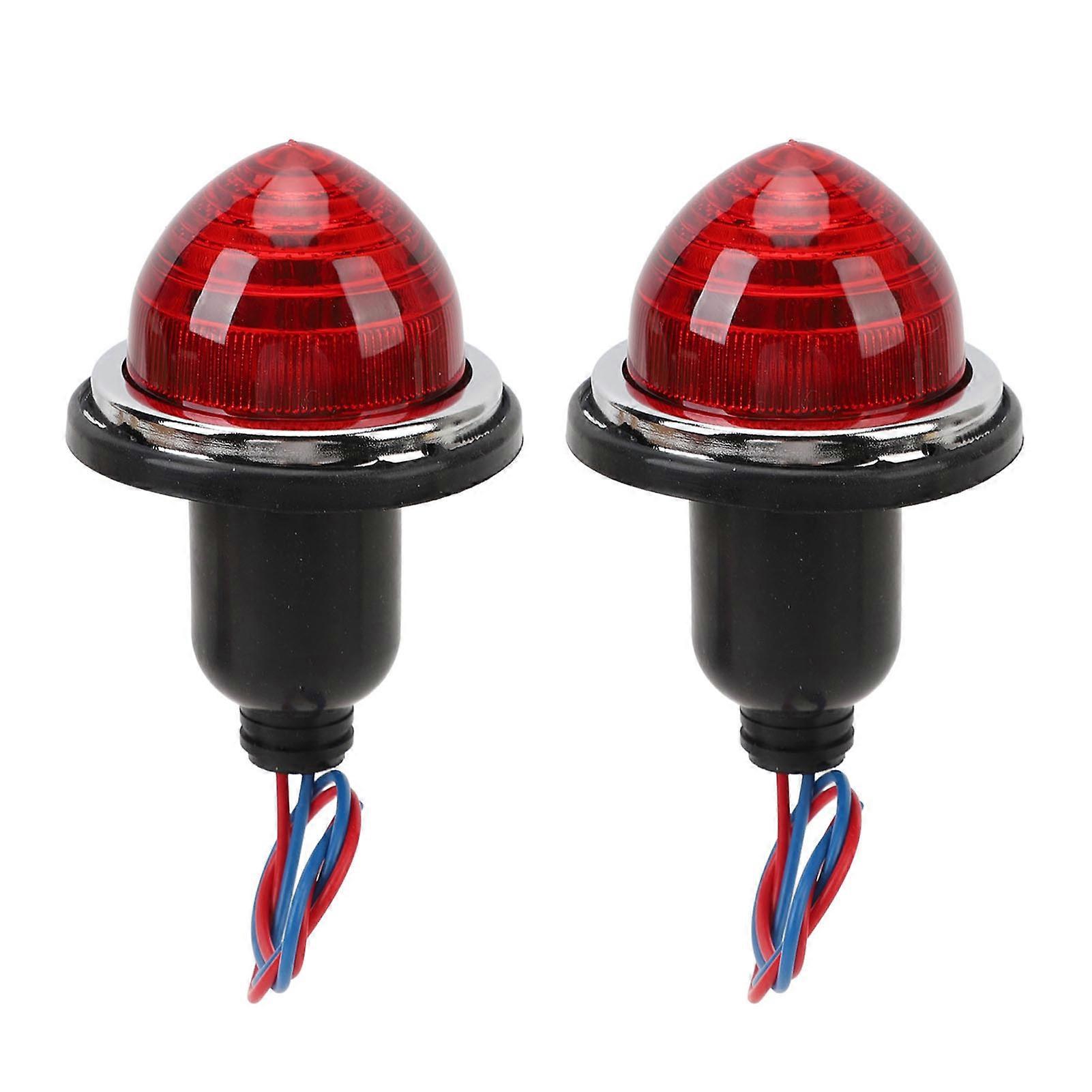 Set of 2 72mm LPB630 DC12V Rear Brake Lights for Classic Mini Morris Minor Traveller, Red