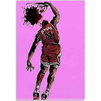 Puzzle Drewno Montaż Obraz Michael Jordan Dunks Plakat Gry dla dorosłych Zabawki edukacyjne Zy587Tm