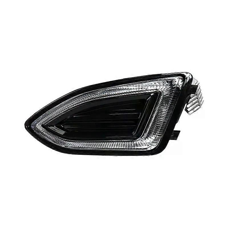 unique For Ford Edge 2015 2016 2017 2018 LED Fog Light US Version DRL Foglights Cover Frame Grille Daylights Daytime Running Light