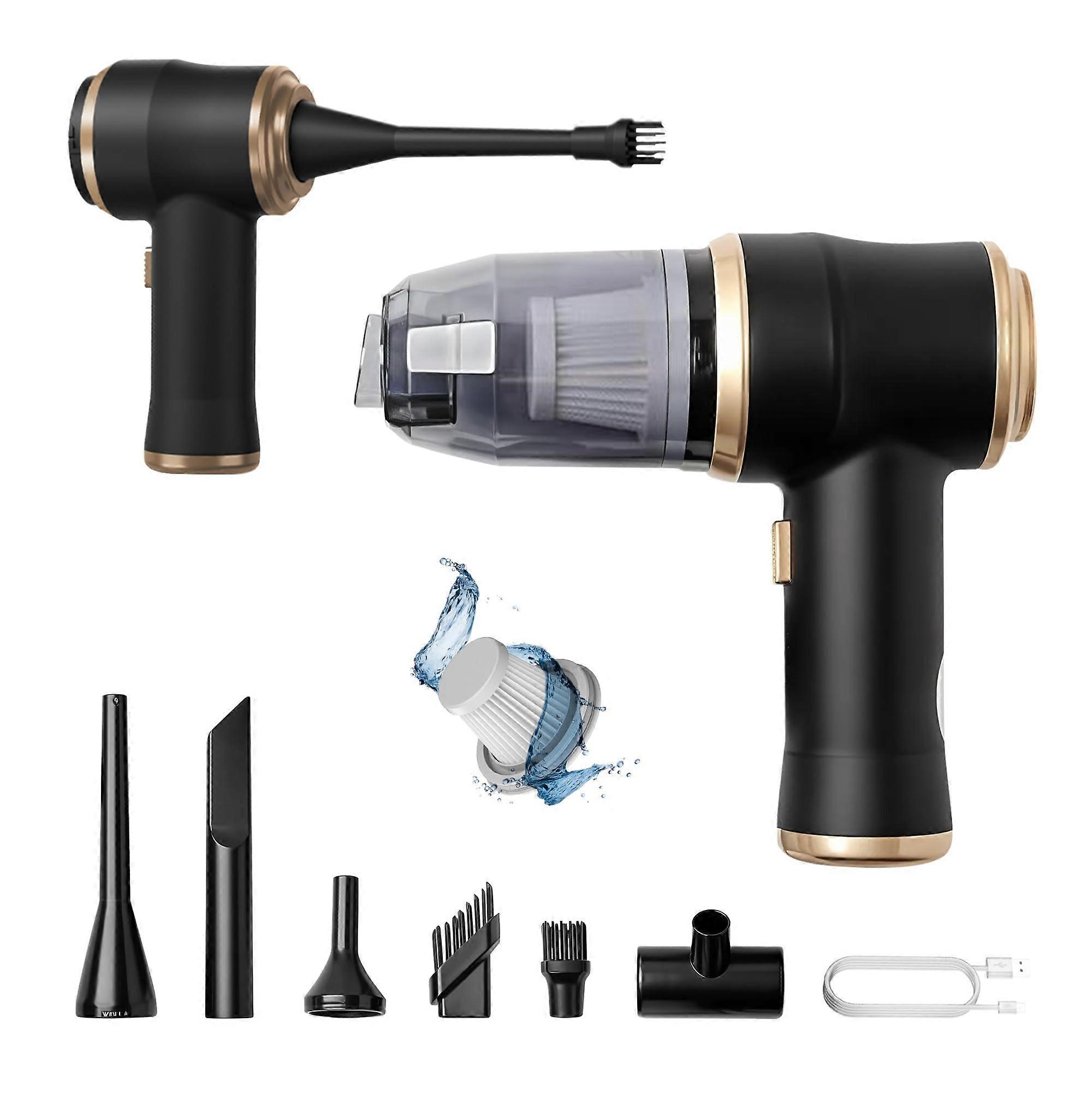Handheld Vacuum Cleaner Strong 15000Pa Suction Mini Cordless Rechargeable for Car Cleaning