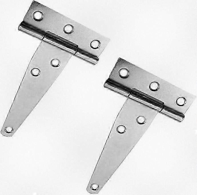 Sturdy Zinc-Coated Triangle Hinges, Corrosion-Resistant, 3-Inch Size