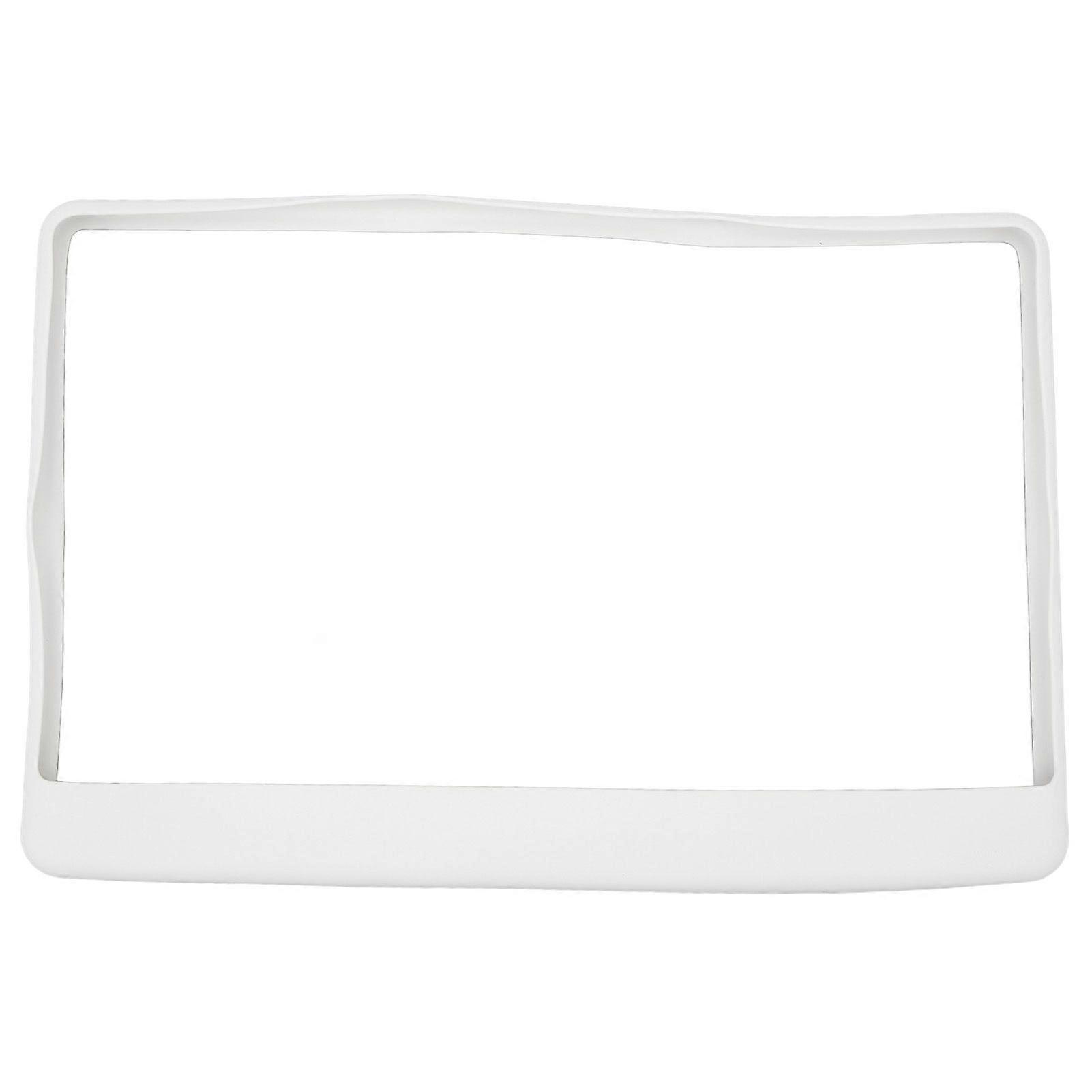 Navigation Screen Cover Trim Strong Protection Perfect Fit Central Control Screen Frame Cover Replacement for Tesla Model 3 Y White