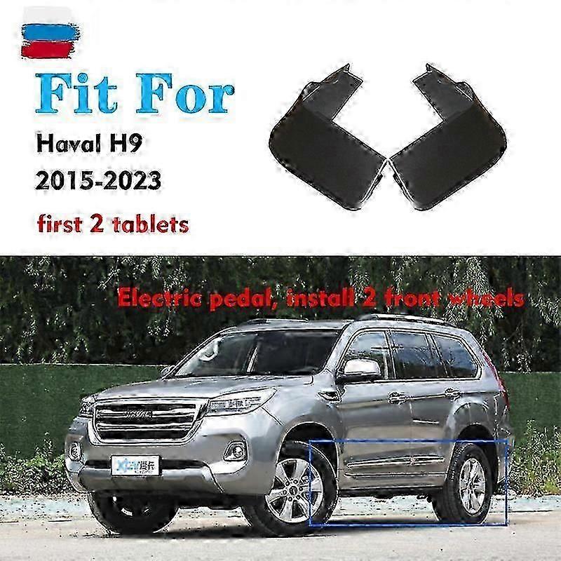 Apply Unique Mudflaps For Haval H9 2015-2023 Mudguards Fender Mud Flap Guard Splash Mudguard Car Accessories Auto Styline Front Rear 4pcs