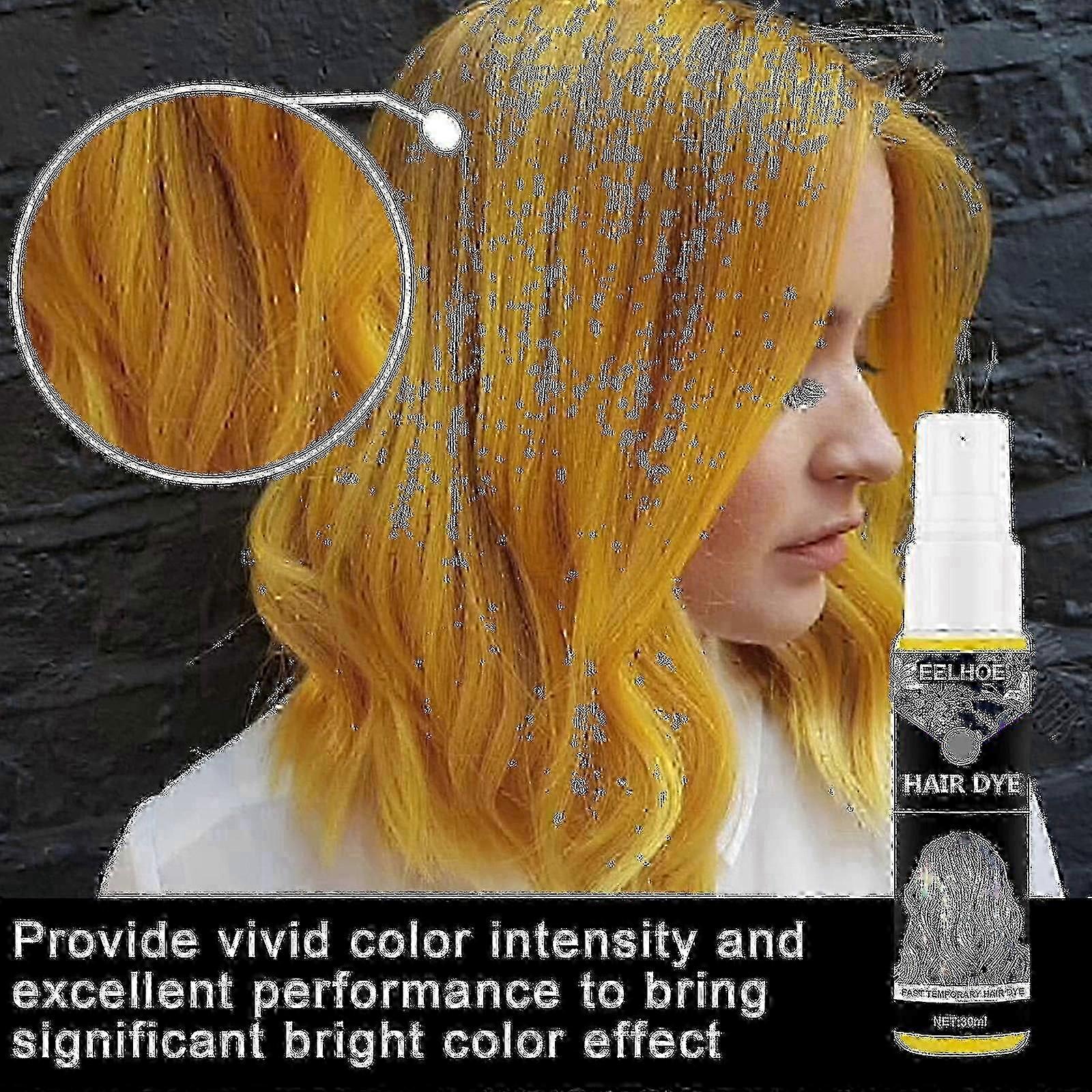 Einweg Mini Haarfarbe Spray Blau -