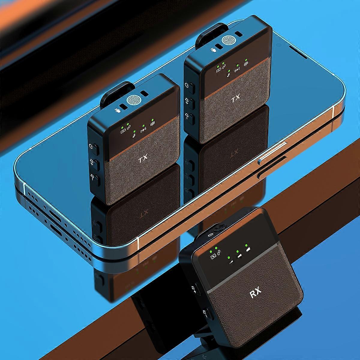 SX9 1 TX + 2 RX スマート ノイズ リダクション ラベリア ワイヤレス マイク